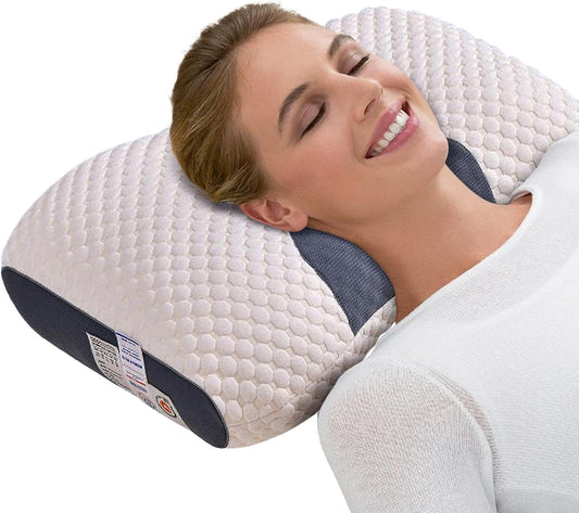Almohada Cervical | Soporte Ergonómico para Dormir Mejor 🌙🛏️