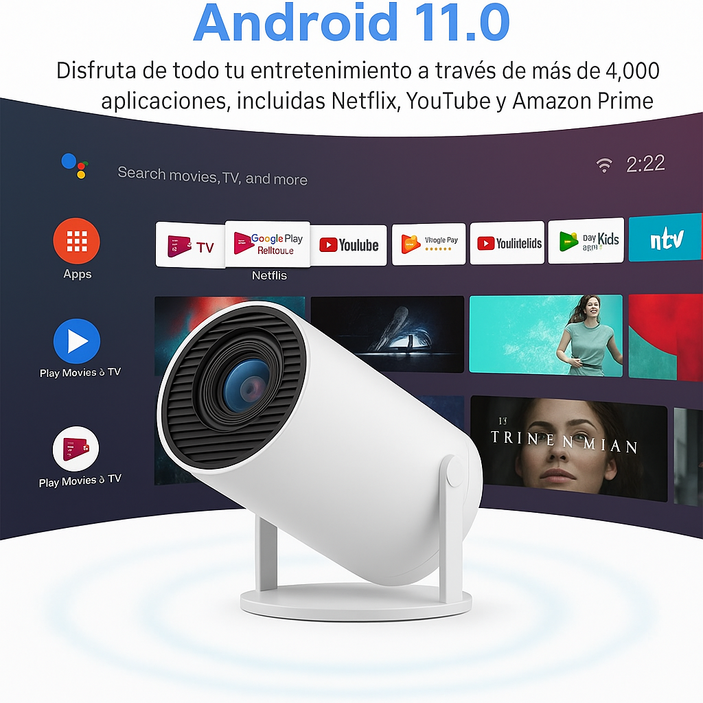 HY300 Cine en Casa: Disfruta lo mejor sin salir. 🛋️🎞️